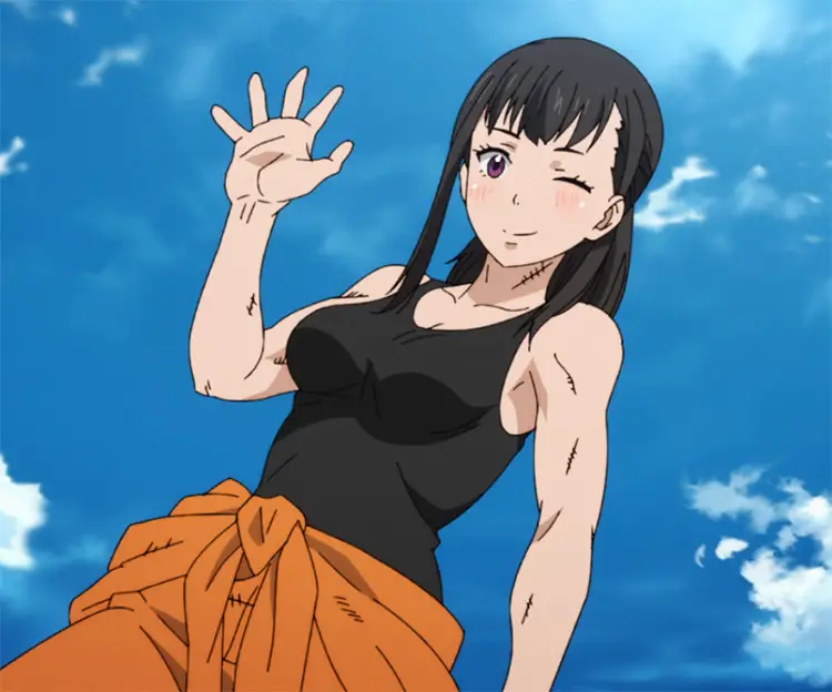 15 maki oze anime girl black hair