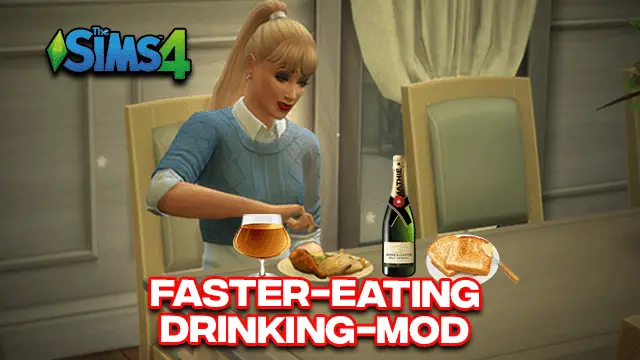 Sims 4 Faster Eating Drinking Mod