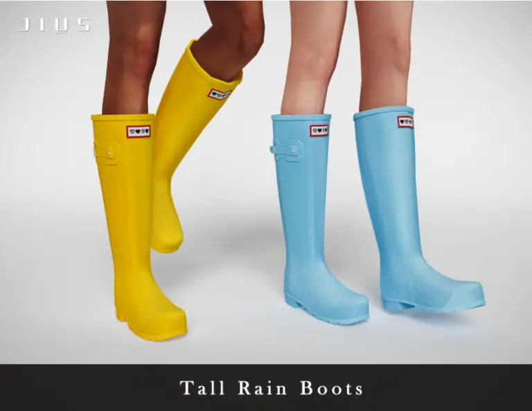 sims 4 cc shoes tall rain boots 768x593 1