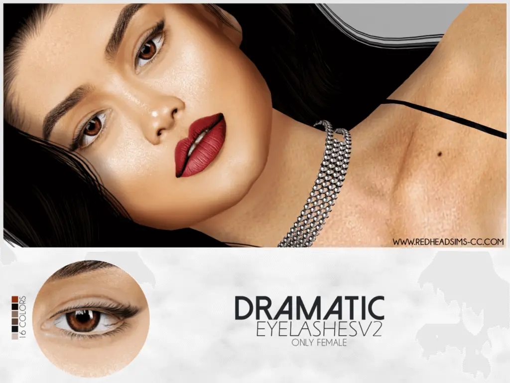 sims 4 dramatic eyelashes 1024x768 1 27 Best Eyelash CC and Mods for Sims 4