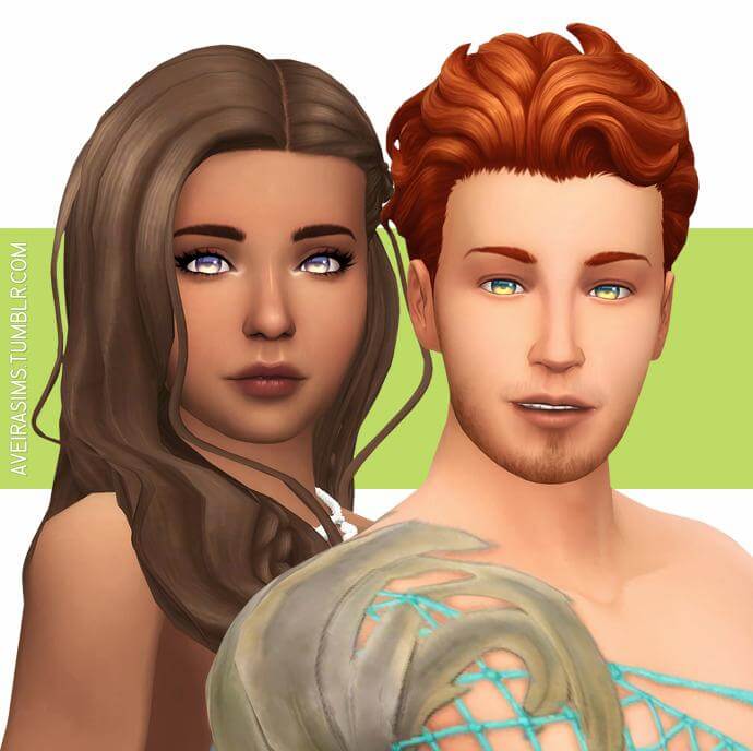 sims 4 mermaid cc eyes 1 35 Best Sims 4 Mermaid CC & Mods