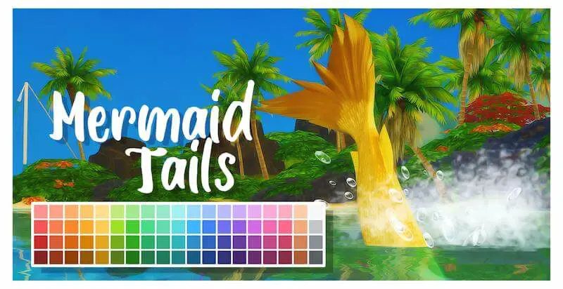 sims 4 mermaid recolors cc 1 35 Best Sims 4 Mermaid CC & Mods