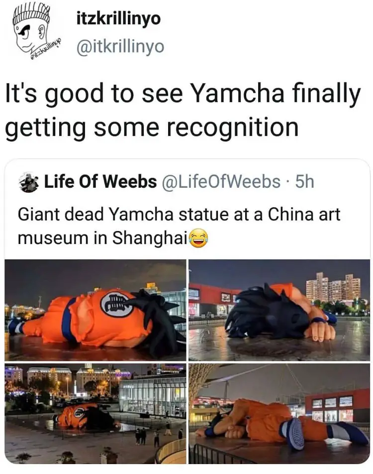 020 dragon ball z yamcha statue meme
