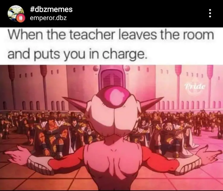 106 dragon ball z class in charge meme