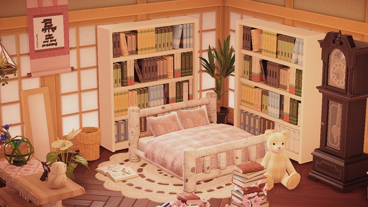 Book Shelf Alongside the Bed 1
