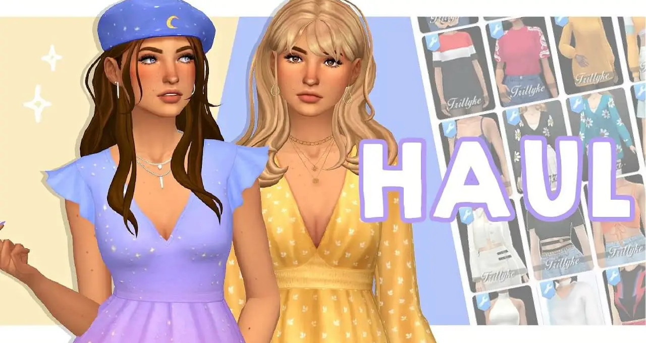 Sims 4 CC Clothes Packs Maxis Match 1