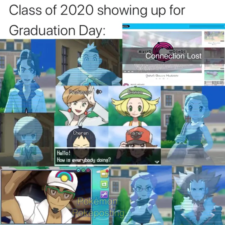 012 pokemon 2020 graduation meme