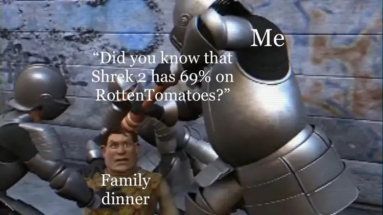 018 shrek dinner meme
