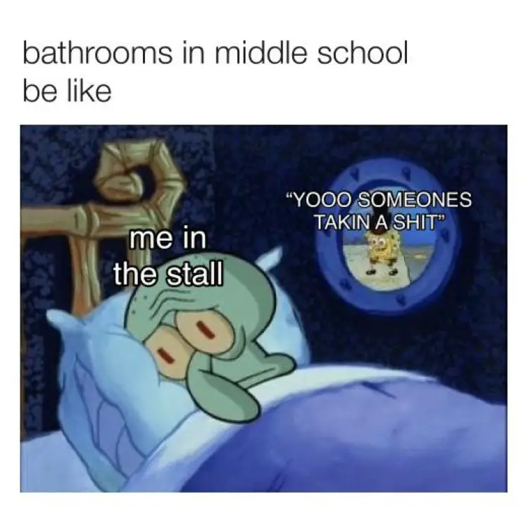 028 spongebob middle school meme