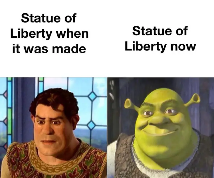 030 shrek statue meme