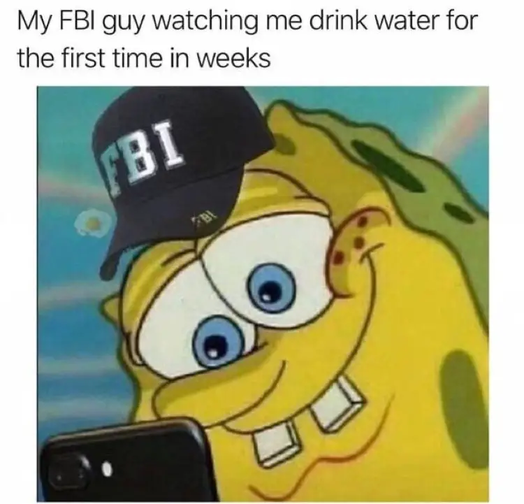 040 spongebob drinking water meme