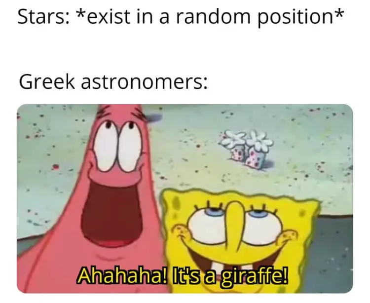 052 spongebob greek astronomers meme