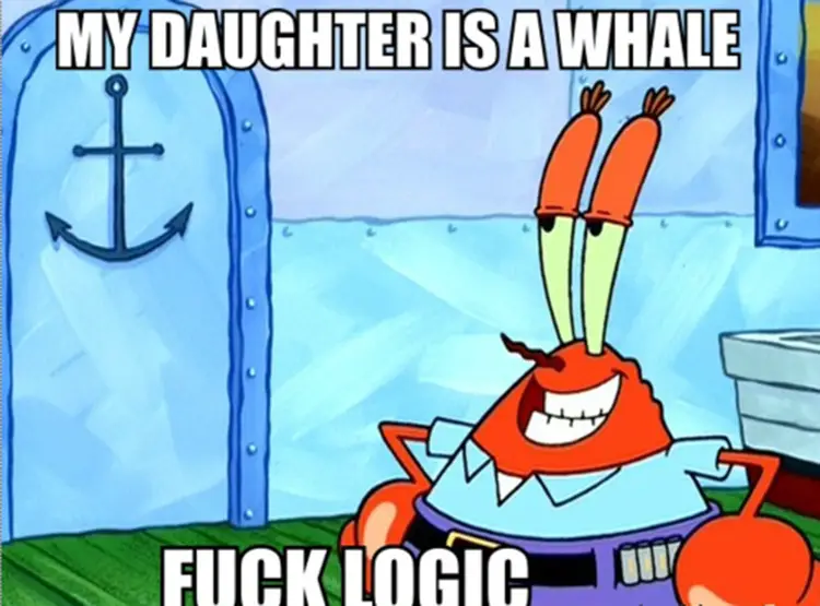 058 mr krabs whale meme