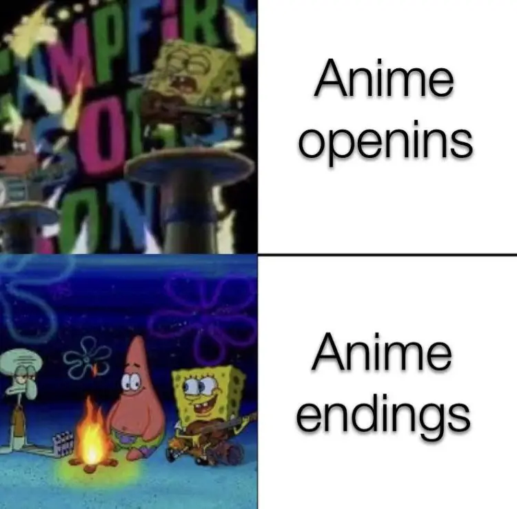 086 spongebob anime meme