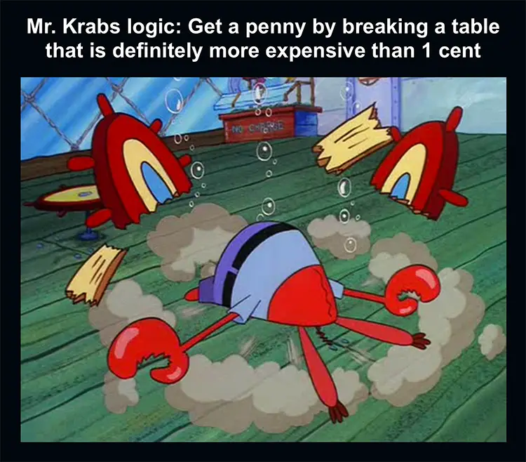 103 mr krabs breaks table