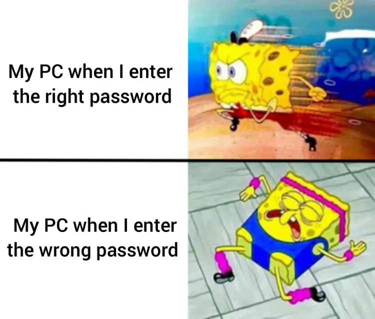 150 spongebob password meme