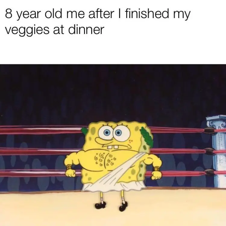 158 spongebob veggies meme
