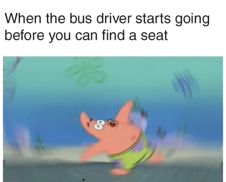 162 spongebob bus meme