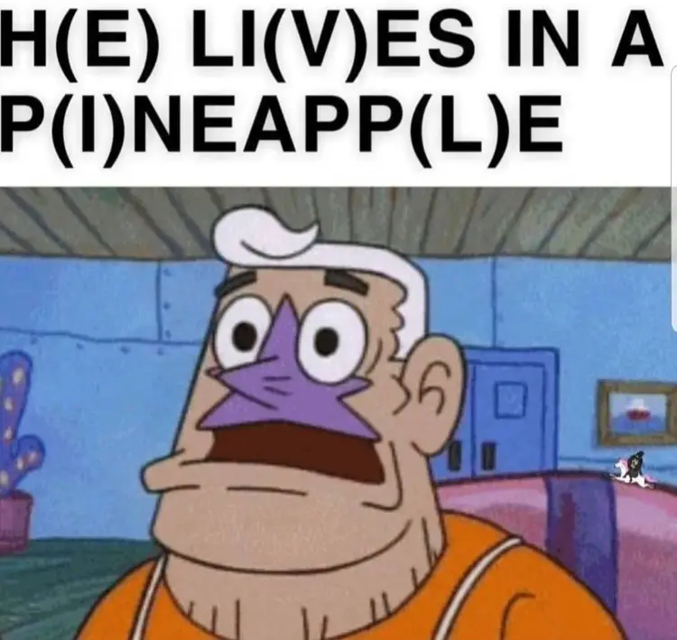 168 spongebob house meme