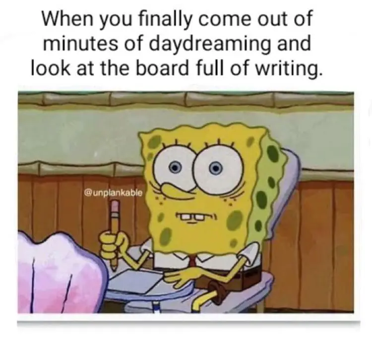 174 spongebob classroom meme