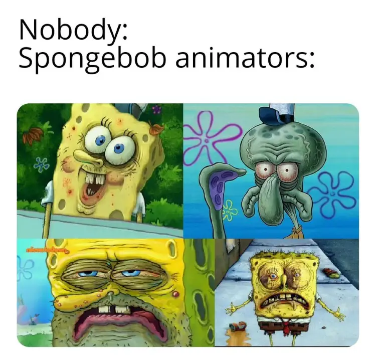 181 spongebob animators meme