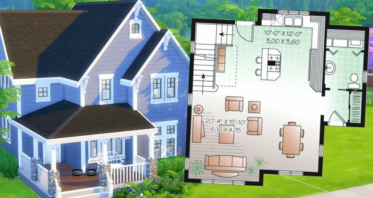Different Floor Plans Sims 4 Build 1