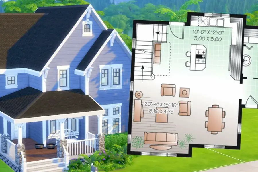 Different Floor Plans Sims 4 Build 1