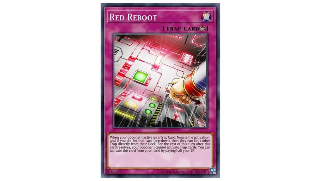 yu gi oh trap card red reboot
