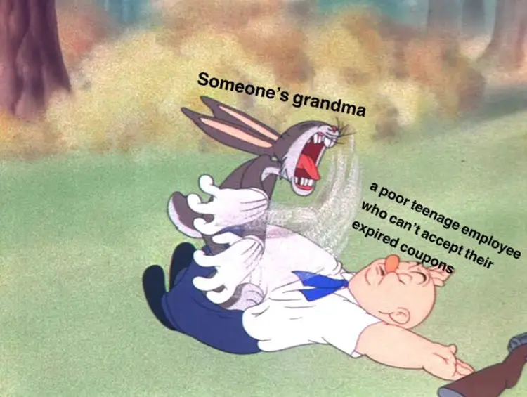 016 bugs someone grandma meme
