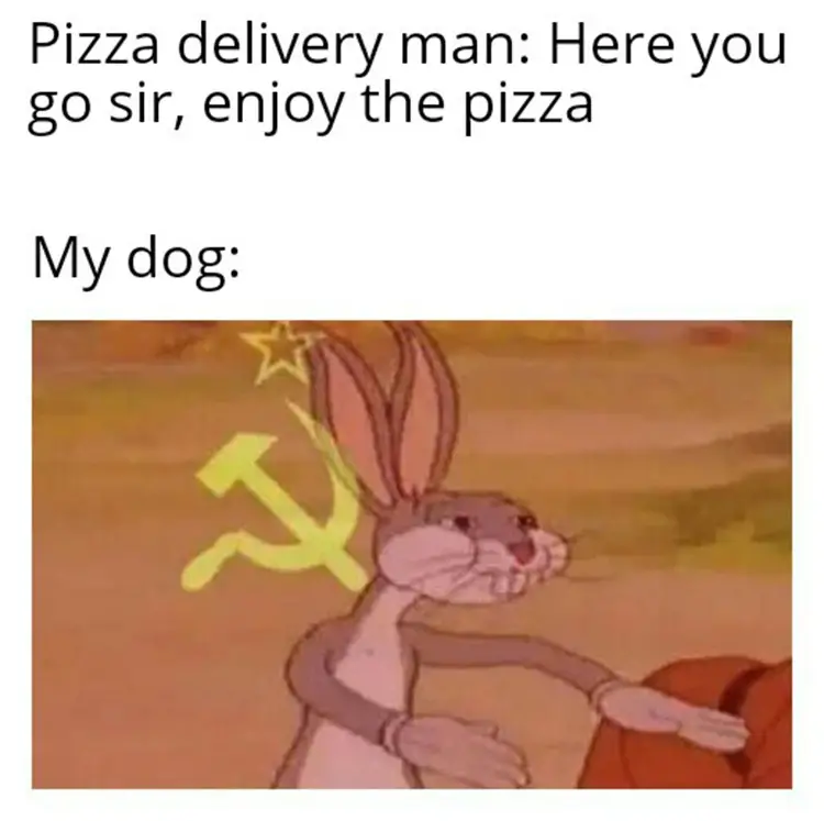 020 bugs pizza delivery meme