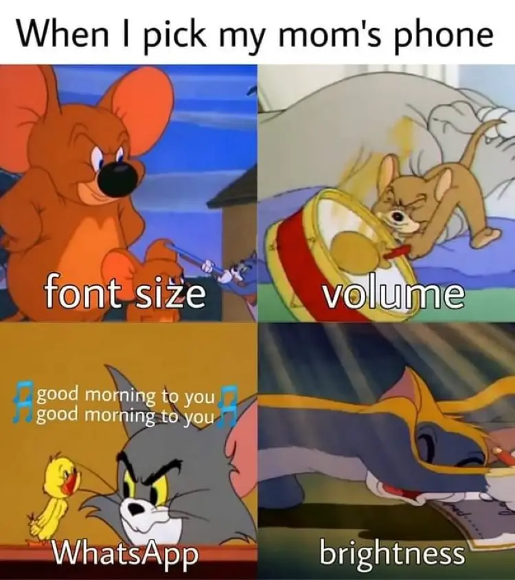 022 tom and jerry moms phone meme