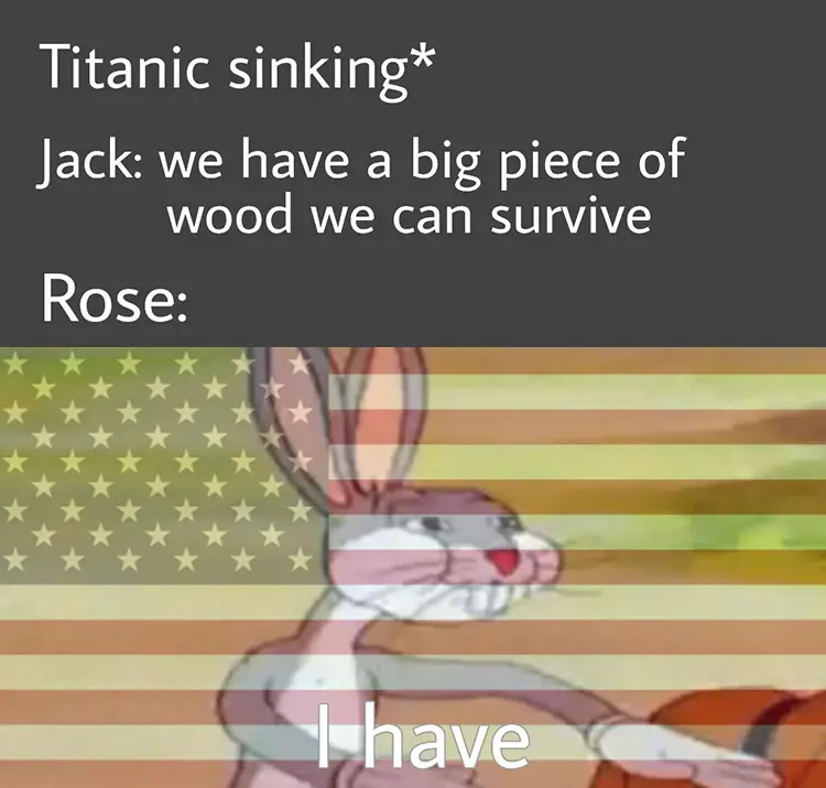 031 bugs titanic sinking meme