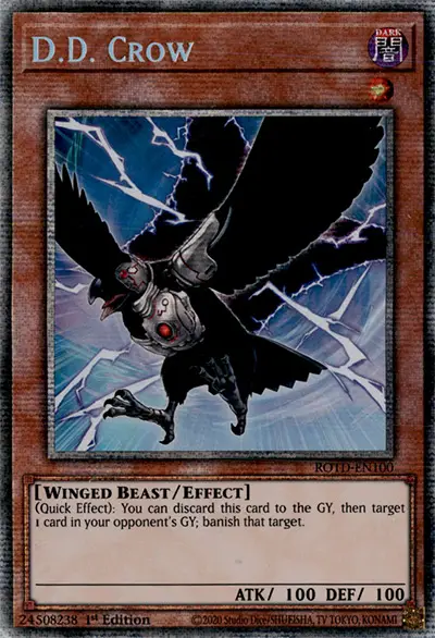 07 d d crow yugioh card 1 15 Best Hand-Traps in Yugioh