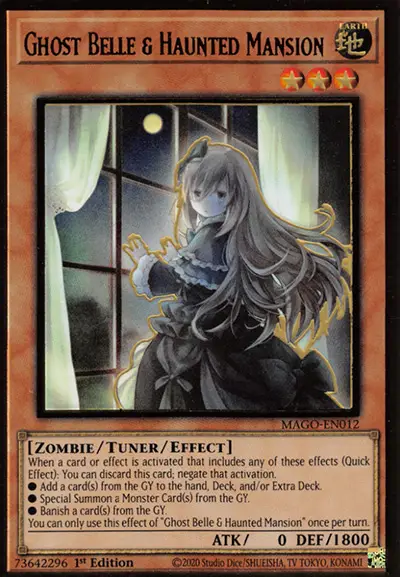 09 ghost belle and haunted mansion ygo card