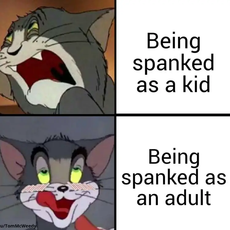 151 tom and jerry being spanked meme