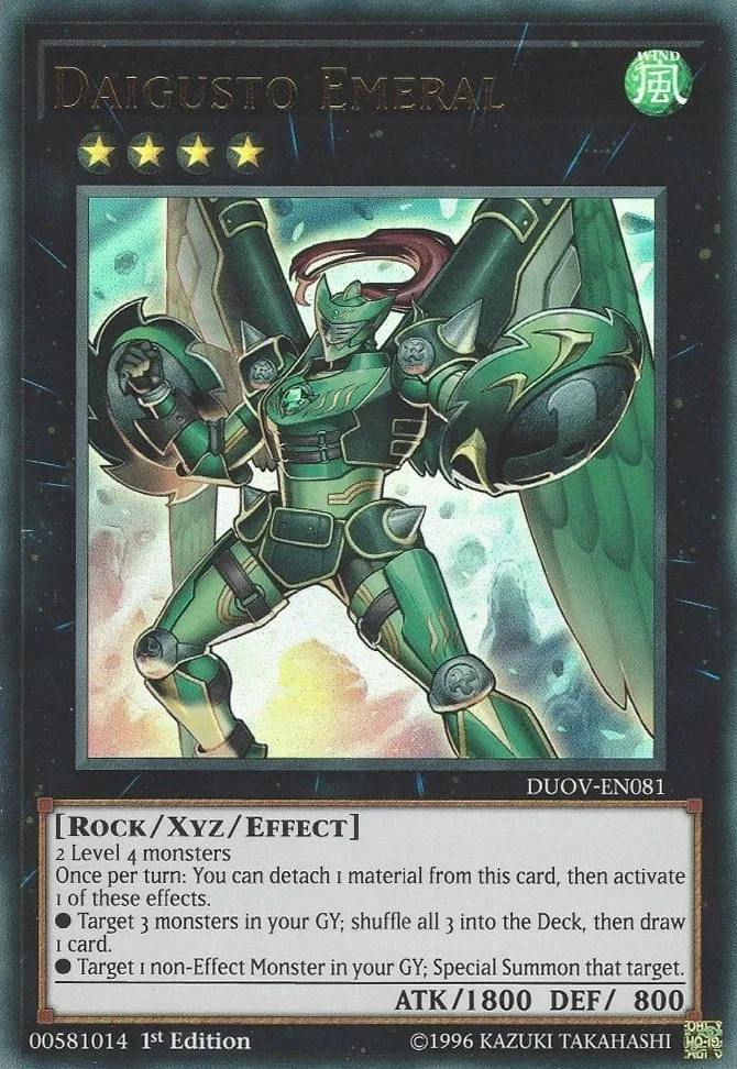 DaigustoEmeral.jpg 2 18 Best Rank 4 XYZ Monsters in Yu-Gi-Oh