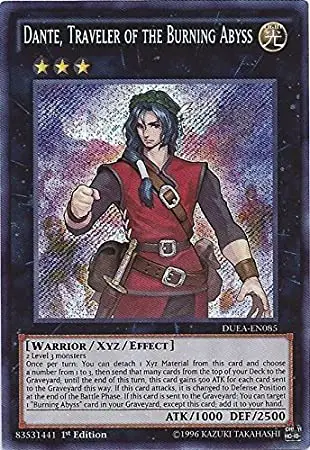 Traveler of the Burning Abyss Dante 18 Best Rank 4 XYZ Monsters in Yu-Gi-Oh