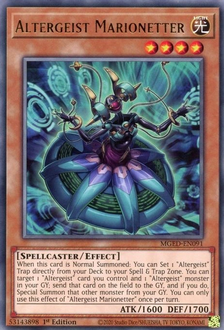 AltergeistMarionetter MGED EN R 1E 18 Best Level 4 Yugioh Monsters