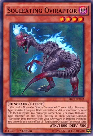 Souleating Oviraptor 18 Best Level 4 Yugioh Monsters