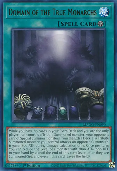 domain of the true monarchs card