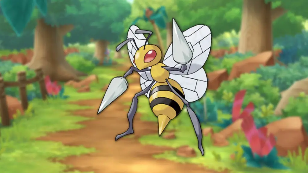 bug type Pokemon Beedrill