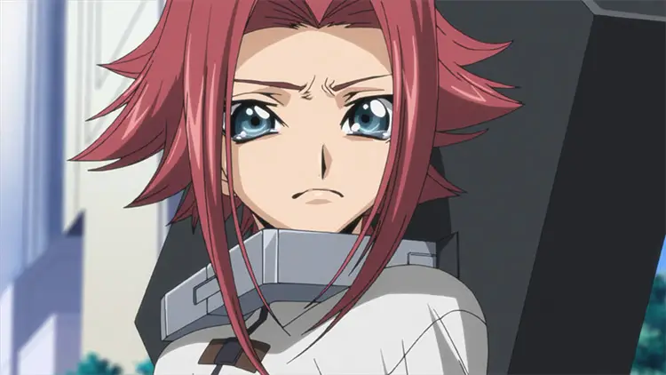 07 kallen stadfeld code geass 30 Red Haired Anime Girls Of All Time