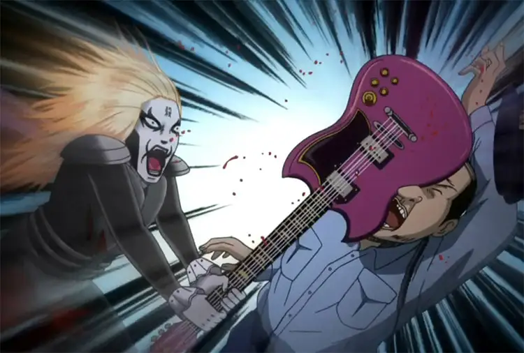 17 detroit metal city funny anime guitar fight