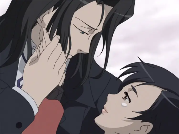 17 hagi and saya from blood screenshot 35 Best Action Romance Anime of All Time