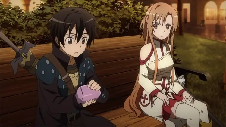 18 sword art online anime screenshot 25 Best Anime About Video Games & Gamers