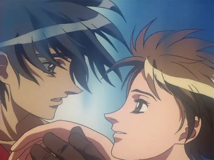 19 hitomi and van from visions of escaflowne screenshot 35 Best Action Romance Anime of All Time