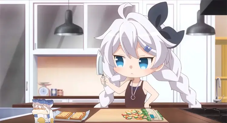 20 cooking with valkyries anime screenshot 30 Greatest Cooking Anime Series of All Time