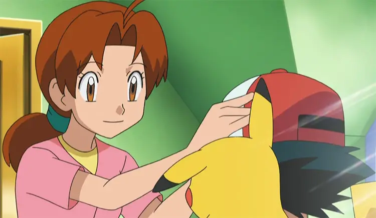 26 delia ketchum pokemon screenshotalt 38 Best Anime Moms Who Are Supportive & Loving