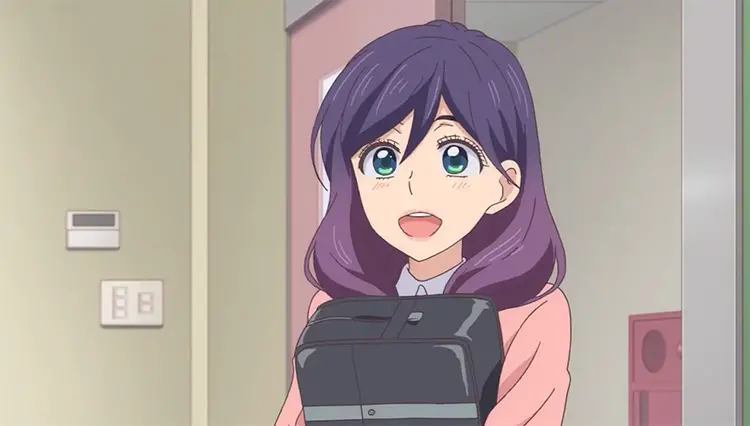 32 kae serinuma wgmd purple haired anime