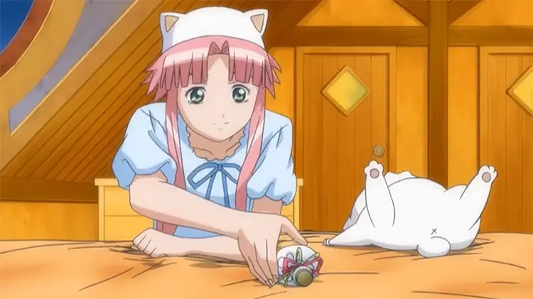 41 akari mizunashi aria the animation pink haired girl anime